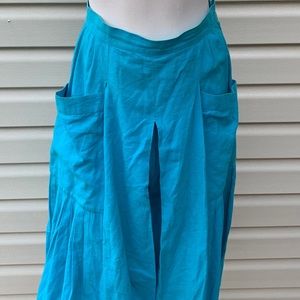 Vintage Turquoise Culottes
